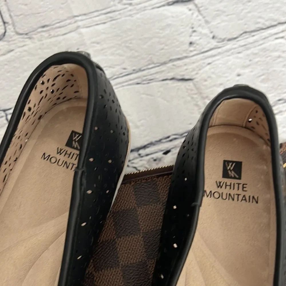 * White mountain black flats with memory foam comfort - Picture 3 of 7
